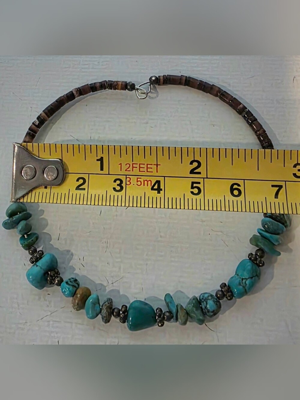 Native Bay Turquoise Nuggets Wrap Bracelet NWT - Picture 7 of 8